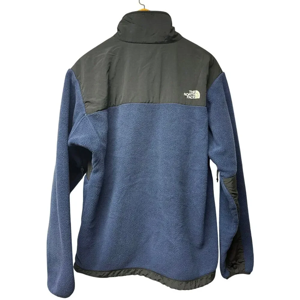 The North Face Denali Fleece Jacket Mens L Blue Black Vintage Y2K T132 Full Zip
